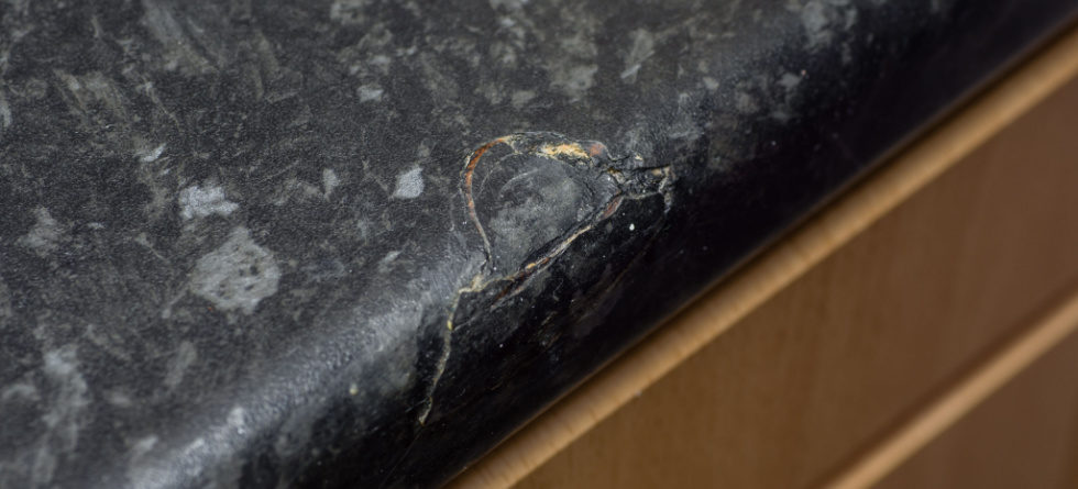 What are the disadvantages of marble countertops?