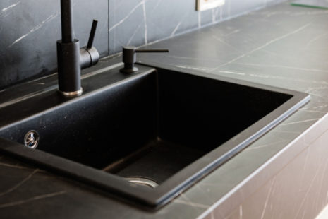 What is the most popular kitchen sink material?