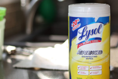 Are Lysol wipes safe for quartz countertops?